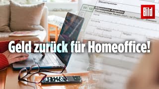 Home Office von der Steuer absetzen So funktionierts  Sparfochs [upl. by Arnaldo800]