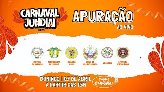 APURAÇÃO CARNAVAL JUNDIAÍ 2024  AO VIVO [upl. by Lew]