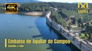 EMBALSE DE AGUILAR DE CAMPOO PALENCIA A VISTA DE DRON [upl. by Aryahay]