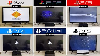 PS5 vs PS4 Pro vs PS4 vs PS3 vs PS2 vs PS1 [upl. by Hardwick]