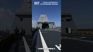 Stealth destroyer to be home for 1st hypersonic weapon on a US warship [upl. by Steward50]