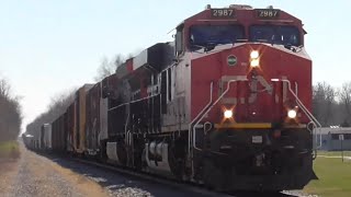 CN 2987 Leads M396 through Richview IL [upl. by Pattison449]