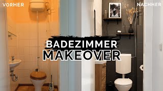 DIY BAD MAKEOVER  altes Badezimmer neu Streichen  komplettes Bad renovieren  Kleinstadtcoco [upl. by Earvin246]