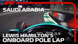 Lewis Hamiltons Pole Lap  2021 Saudi Arabian Grand Prix  Pirelli [upl. by Sibbie]