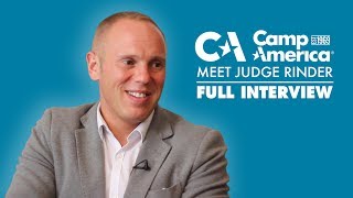 Camp America meet Judge Rinder  Full Interview [upl. by Glorianna]