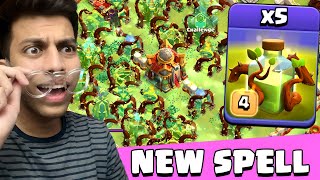 New Overgrowth Spell Explained in Clash of Clans [upl. by Lleze454]