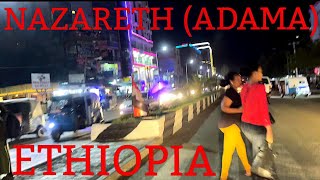 አዳማ ኢትዮዽያ በምሽት ምን እንደምትመስል Tour adama Ethiopia at night ​AlexAfroTube [upl. by Atig341]