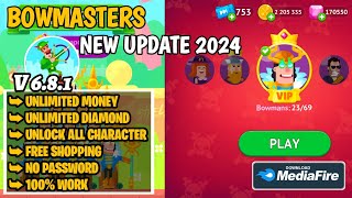 Bowmasters Mod Apk v681 New Update 2024  No Password [upl. by Lulu217]