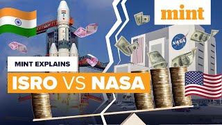 Space on a Budget ISROs Thrifty Mission Compared to NASAs BillionDollar Venture  Mint Explains [upl. by Adaiha315]