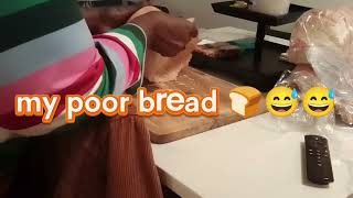 Making Homemade Bread In My Electric Bread Maker  Failed [upl. by Aytak395]