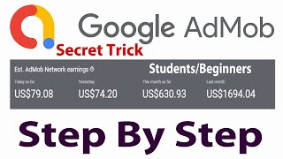 How to EARN MONEY 🤑 with Google Admob ads 2024 100 a Day [upl. by Olli]