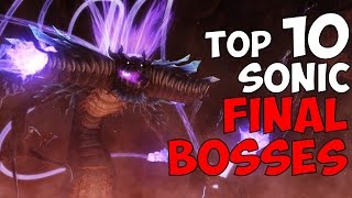 Top 10 Sonic Final Boss Battles  Diamond Bolt [upl. by Eisso]