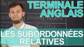 Les subordonnées relatives  Anglais  Terminale  Les Bons Profs [upl. by Borg]