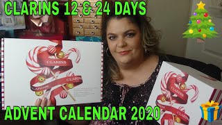 CLARINS 12 AND 24 DAYS ADVENT CALENDAR 2020 [upl. by Tecil]