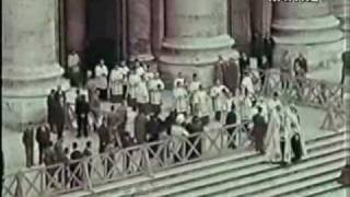 The Coronation of Blessed Pope John XXIII  Rare Video [upl. by Attekram159]