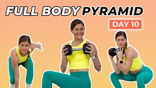 Stronger 25 Day 10 25Minute Full Body Pyramid Workout [upl. by Nnylirej]