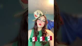 makeup viralvideo tutorials maquillaje patrio tono verde 😘 [upl. by Adnav366]