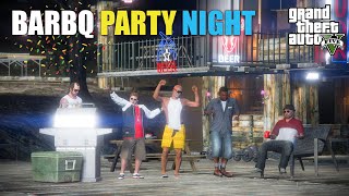 BAR B Q NIGHT  BAKRA EID EP 9  GTA 5 GAMEPLAY [upl. by Abana]