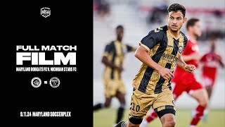 Full Match Film  Maryland Bobcats FC v Michigan Stars FC [upl. by Suoirred]