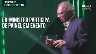 Paulo Guedes critica política fiscal de Haddad em evento da Avenue quotChutou o baldequot [upl. by Joliet380]