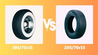 Tire Size 19575r15 vs 20570r15 [upl. by Berkin428]