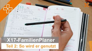 X17  FamilienPlanerPaket Wie ich den Famlienplaner nutze [upl. by Enawd]