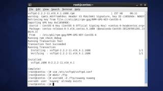 How to Configure FTP Server on CentOS 6 [upl. by Frech]