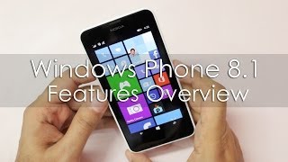 Windows Phone 81 Top New Features amp Overview [upl. by Neelrahc826]