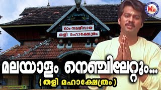 മലയാളം നെഞ്ചിലേറ്റും Malayalam Nenjilettum  Sankaradhyanam Video Song  Hindu Devotional Songs [upl. by Asela]