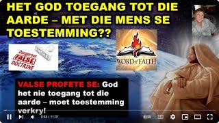 God het nie toegang tot die aarde  het n mens se toestemming nodig [upl. by Paulette76]