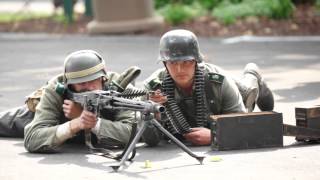 WW2 German MG42 Machine Gun Demonstration [upl. by Esenej]