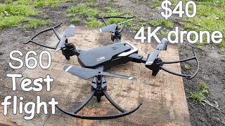 S60 4K Drone Test flight  camera test [upl. by Clement161]