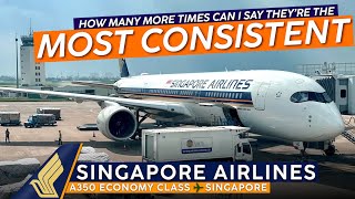 SINGAPORE AIRLINES A350 Economy Class Trip Report【Ho Chi Minh City to Singapore】THE Most Consistent [upl. by Lipkin]