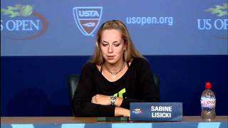 2011 US Open Press Conferences Sabine Lisicki Third Round [upl. by Meta]