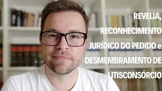 PROCESSO CIVIL  REVELIA RECONHECIMENTO JURÍDICO DO PEDIDO E DESMEMBRAMENTO DO LITISCONSÓRCIO [upl. by Moth876]