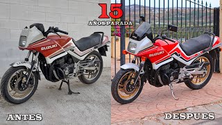 Restauro una MOTO de 40 años  Suzuki GSX 550 ES p2 [upl. by Suiramed360]