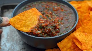 Easy Chipotle Red Salsa No Cooking [upl. by Betty495]