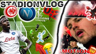 Champions Leauge 🏆 Eintracht vs Napoli 💥 Achtelfinal Stadionvlog 🏟 OSIMHEN zerstört FRANKFURT 🤯 [upl. by Ahter]