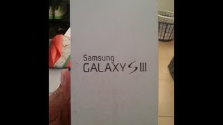 Cricket 4G LTE White Samsung Galaxy S3 Unboxing SCHR530C [upl. by Warde]