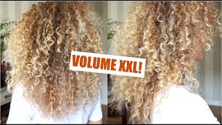 TRICHER pour un DÉGRADÉ SANS COUPER ses boucles MAXI VOLUME  TRUQUE PARA DEGRADE  VOLUME [upl. by Asteria374]