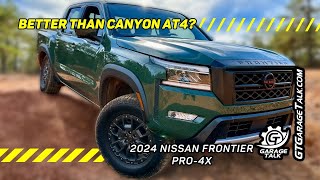 2024 Nissan Frontier Pro4x Better than GMC Canyon AT4 OffRoad [upl. by Sheng395]