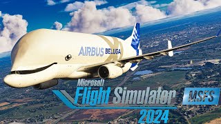 Airbus Beluga XL  First LookStart UpLoading Process  MSFS 2024 [upl. by Trefler584]