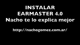 EARMASTER 4 Tutorial de instalación y Dictado Melódico [upl. by Eerej]