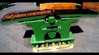 100 year old 53cm jointer full restoration Kirchner Leipzig [upl. by Sachs585]