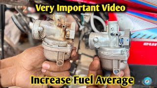 How to replace 70cc bike carburetor with 75 no jet  Increase fuel average  Pak Bike Repairing [upl. by Cally60]