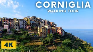 ITALY  CINQUE TERRE CORNIGLIA WALKING TOUR 2022 4K [upl. by Akel]