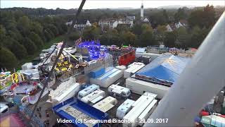 Löhne  29092017  quotEröffnung 37 Oktoberfestquot  Riesenrad  Video [upl. by Ayr]