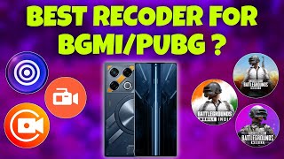 BEST SCREEN RECORDER FOR BGMIPUBG ON INFINIX GT 20 PRO [upl. by Shaya713]