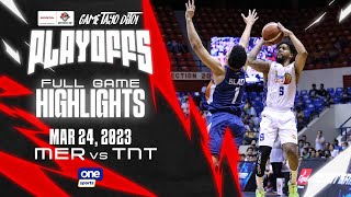 TNT vs Meralco semis G1 highlights  Honda S47 PBA Governors Cup  Mar 24 2023 [upl. by Anidnamra]