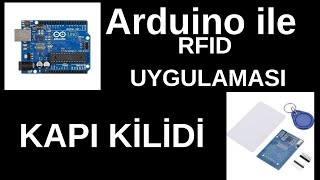 Arduino RFID OTOMATİK KAPI RC522 RFID Kullanımı [upl. by Notlek]